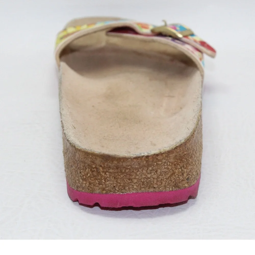 SINGLE SHOE Birkis Birkenstock Floral Sunflower Slide Sandal Womens Size 9/260